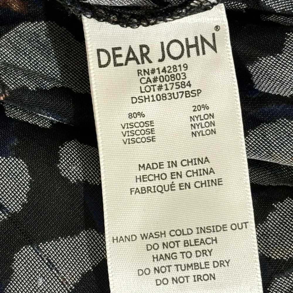 Dear John Sheer Blouse NWT - Picture 4 of 4